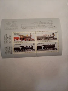 Canada SC#1039a Canadian Locomotives Souvenir Sheet MNH - Picture 1 of 1