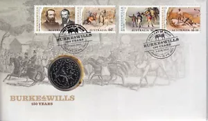 AUSTRALIA PNC: 2010 20 CENT BURKE & WILLS COIN - Foto 1 di 2