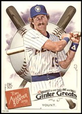 Robin Yount 2019 Allen and Ginter Ginter Greats 5x7 #GG-50 23/49 Brewers