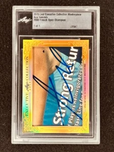 Ana Ivanovic 2015 Leaf Masterpiece Cut Signature 1/1 autograph signed tennis JSA - Picture 1 of 2