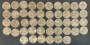 2012-2021  S National Park Quarter UNCIRCULATED Set 46 coins from U.S. Mint Roll - Picture 1 of 2