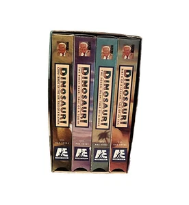 Vintage A&E VHS Box Set 4 Lot Dinosaur! Tale of a Tooth Bone Egg Feather - Picture 1 of 6