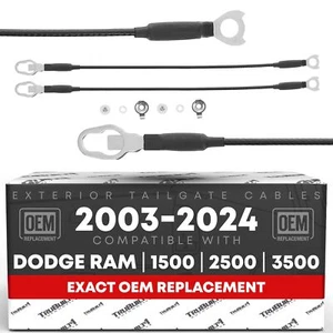Cable de soporte de puerta trasera, izquierda y derecha para Dodge Ram 1500 2500 3500 - Imagen 1 de 5