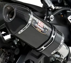 Yoshimura 1160020220 R-77 slip-on exhaust SS-CF fits 2011-on GSXR600 GSXR750 - Foto 1 di 4