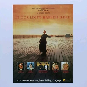 PET SHOP BOYS - It Couldn't Happen Here - Original Music Press Advert From 1988 - Picture 1 of 4