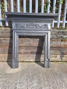 VICTORIAN CAST IRON FIREPLACE SURROUND........IDEAL FOR WOODBURNER OR STOVE 1896 - Picture 1 of 12