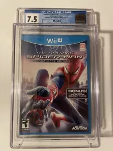 Wii U Amazing Spider-Man Ultimate Edition CGC 7.5 B+ Sigillo Marvel Activision - Foto 1 di 3