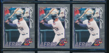 Lot (3) 2000 Multi-Ad #12 Chris Coste Akron Aeros Player Lot (GD83) SWSW6