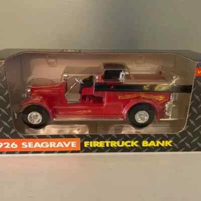 ERTL 1926 Seagrave Camión de Bomberos Banco John Deere Company Nuevo 1992 Foto 1 de 4
