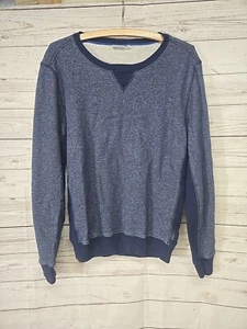 J. Lindeberg Sweatshirt Men Small Heather Navy Pullover Crew Neck Sweater S - Picture 1 of 7