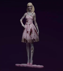 Zombie Barbie - 3D Printed Model Kit - Unassembled and unpainted - Picture 1 of 5