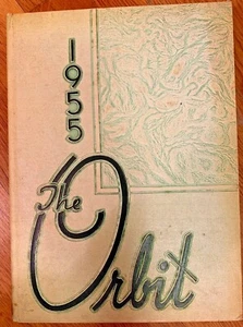 ANUARIO de colección 1955 Orbit F Franklin Delano Roosevelt High School Hyde Park Nueva York - Imagen 1 de 8