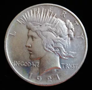 1921 Peace Dollar. SELTENEs Datum - Bild 1 von 2