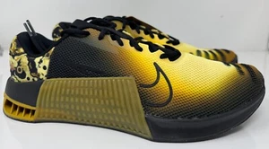 Nike METCON 9 AMP 'Bronzine' Para hombres Negro/Amarillo Para hombres Talla 12 CrossFit NOBOXLID - Imagen 1 de 7