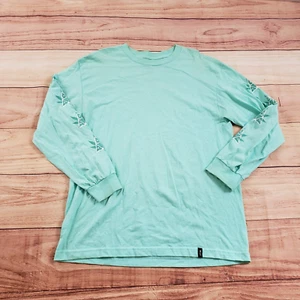 HUF Shirt Mens Large Blue Skateboarding Skate Skater Outdoors Marijuana Adult * - Picture 1 of 15