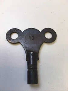Vintage Brass Mantle Clock Key Size No13 - Picture 1 of 5