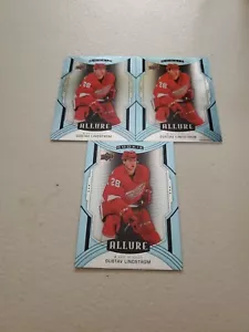 Gustav Lindstrom (3) Lot 2020-21 Allure RC #116 SP x 3 Detroit Red Wings Rookie - Picture 1 of 2