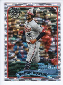 2024 Topps Series 1 #89B-63 BYRON BUXTON 1989 Topps Baseball Foilboard Insert - Picture 1 of 3