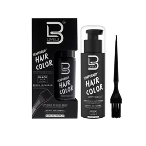 Colore per capelli L3VEL3 Temporary Hair Color Black 125ml - Imagen 1 de 1