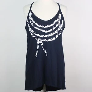 CABI Damen-Tunika Medium Ahoy nautische Krawatte Rücken Tank Top - Bild 1 von 4
