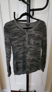 Lucky Brand Camouflage Langarm Damen Größe L Pullover Langarm - Bild 1 von 10