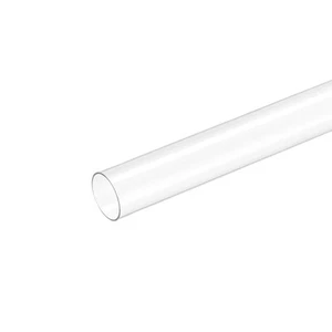 Plastic Pipe Rigid Tube Clear 0.6"(15mm) ID 0.63"(16mm) OD 9.6" (245mm) - Picture 1 of 7