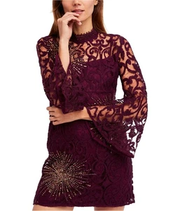 Free People Mujer Norte Estrella Vestido Línea en A, Violeta, 0 - Imagen 1 de 1