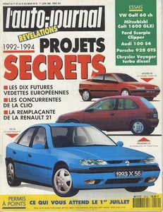 L'AUTO JOURNAL 1992 Nr. 10 01/06 GOLF 60PS PORSCHE 928 GTS SCORPIO CLIPPER - Bild 1 von 1