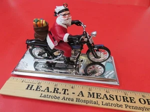 Harley Davidson North Pole Motorrad Club Ornament Leader of Pack Santa 1999 - Bild 1 von 5