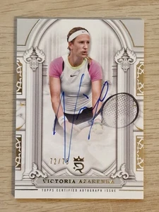2024 Topps Royalty Tennis - Victoria Azarenka 72/75 Auto On-Card Imperial Ink - Picture 1 of 3