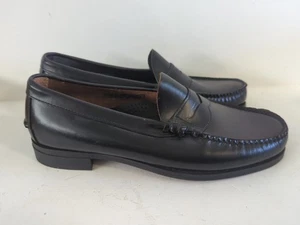 Dexter Penny Loafers Dress Shoes Mens Size 11 D  Black Leather Slip On READ!!! - Picture 1 of 8