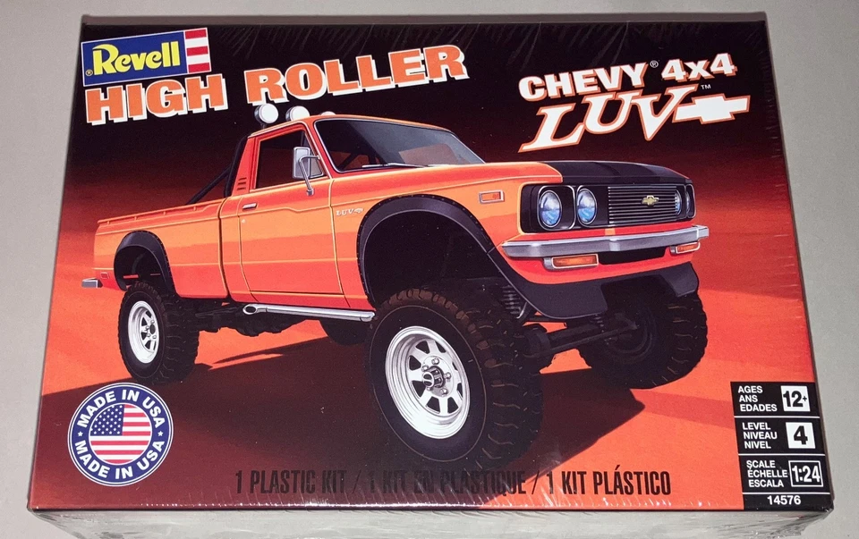 Revell High Roller Chevy Luv 4x4 Pickup Truck 1 24 scale model car kit 14576