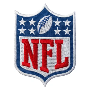 NFL Iron On Embroidery Patch, NFL Shield Patch, NFL Logo Patch - Picture 1 of 1