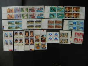 USA 1990 JAHRGANGSSATZ 14 PLATTENBLÖCKE POSTFRISCH - Bild 1 von 1