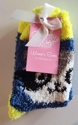 Zapatos calcetines difusos Snuggle Feet para mujer talla 5-9 Foto 1 de 3