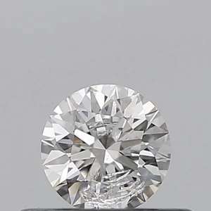 Loose Round Cut 4 mm 0.30 Ct GIA Certified Natural Color I/I2 Clarity Diamond - Picture 1 of 4
