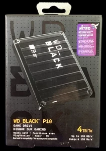 Western Digital Black P10 Festplatte 4TB, extern, 2,5 Zoll (WDBA3A0040BBKWESN) - Bild 1 von 2