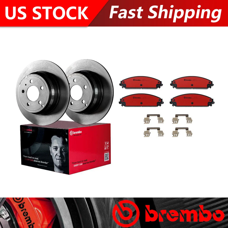 Se adapta a rotores de freno delanteros y pastillas de freno de cerámica para Dodge Challenger 2011-2013 - Brembo Foto 1 de 4