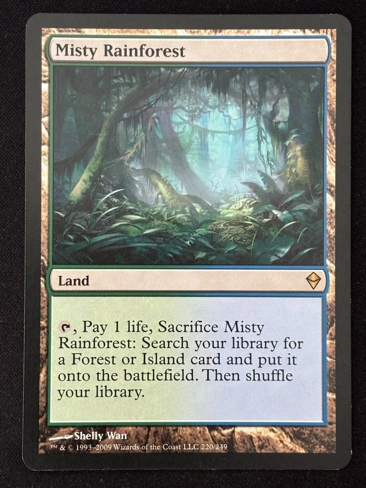 1x MTG Misty Rainforest - Zendikar (ZEN) #220 - Magic the Gathering - Image 1 of 1