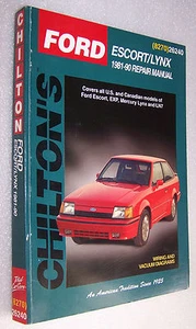 FORD Escort   Lynx 1981-1990 Repair Manual Chilton (8270) 26240 - Bild 1 von 3