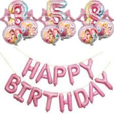Disney Princess Balloons Birthday Party Decorations Belle Tiana Ariel Rapunzel