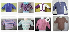 Karen Jane's New hand knitted jumper and cardigans 1-2 years - Picture 1 of 67