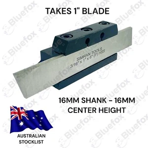 Parting Tool Holder & Blade suit 16mm CENTER HEIGHT With 3/16" x 1" x6"Blade - Bild 1 von 5
