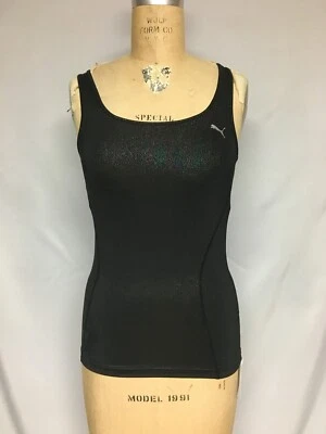 Sujetador deportivo con estante trasero cerrado Puma Gym negro - metálico TL24686 NUEVO CON ETIQUETAS Foto 1 de 4