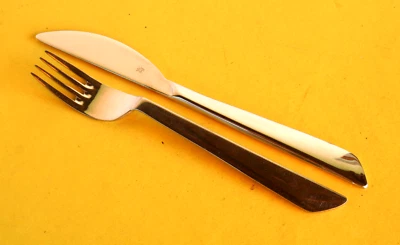 WMF THREE COURSES - Crom.- DESSERTBESTECK - 2-t. -guter/sehr Zustand 1(von 2) S. - Bild 1 von 4