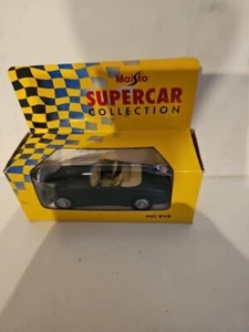 Maisto Supercar Collection MG RV8 Green Boxed BNIB unopened- VINTAGE - Picture 1 of 3