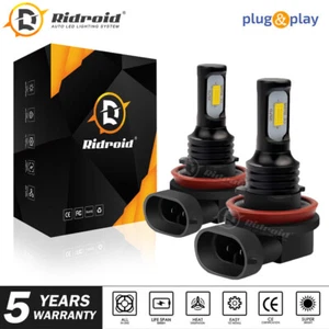 Kit de bombillas súper brillantes de faros LED H11 6000K blancas 600000LM HAZ ALTO/BAJO - Imagen 1 de 20