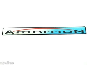 Echtes Neues NISSAN AMBITION GEL BADGE Emblem Logo Für Almera 1.4 1.6 Limousine - Bild 1 von 1