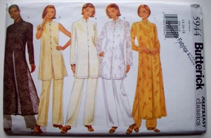 EASY Loose fit Tunic duster pants pattern 5944 size 14 16 18 UNCUT - Bild 1 von 2