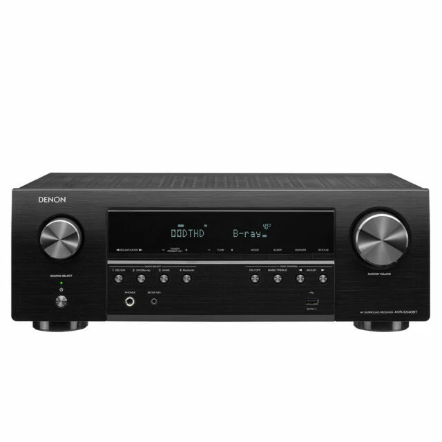AVR-S540BT Receiver 5.2 channel,4K Ultra HD Audio Video Home Theater System Best - Image 1 of 1